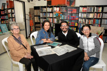 Ismery Ortiz, Elena Cifuentes, Juan Felipe Castro y Dora Inés Cifuentes.