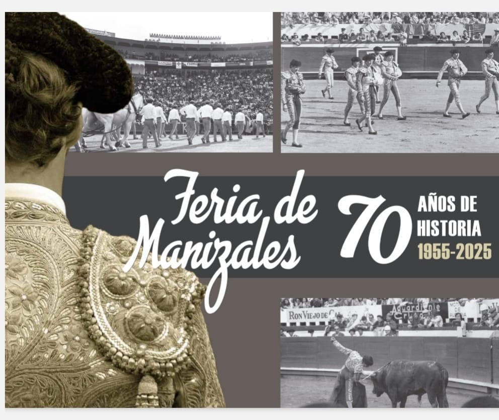 Portada del libro Feria de Manizales: 70 años de historia, 1955-2025.