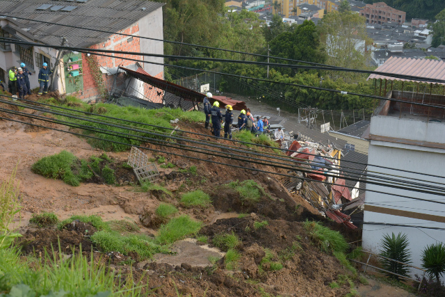 deslizamiento barrio Centenario