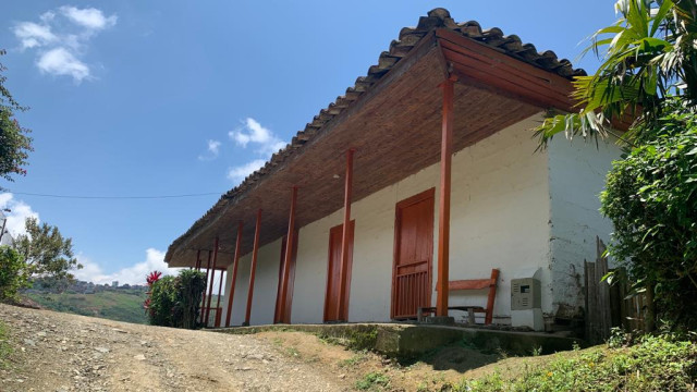 En la vereda San Pedro se aprecia el Paisaje Cultural Cafetero.