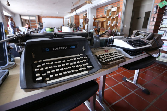 Máquinas antiguas de escribir