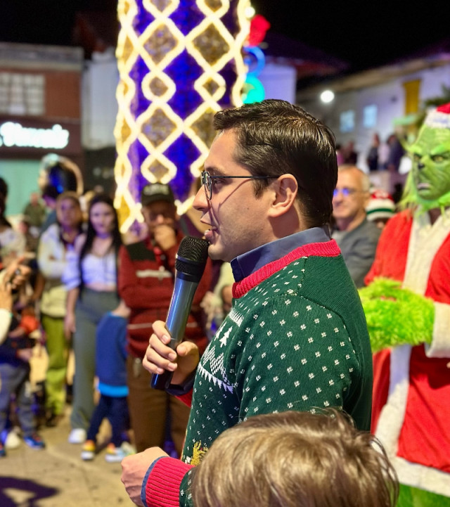 Luces de Navidad en Anserma