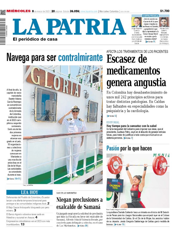 Portada 8 de marzo del 2023