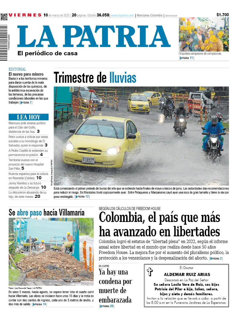 Portada 10 de marzo del 2023