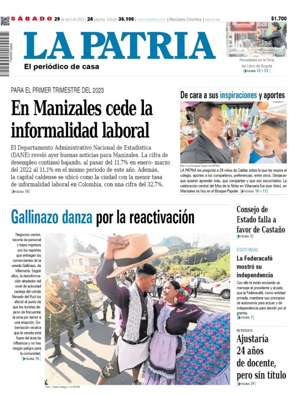 Portada 29 de abril del 2023