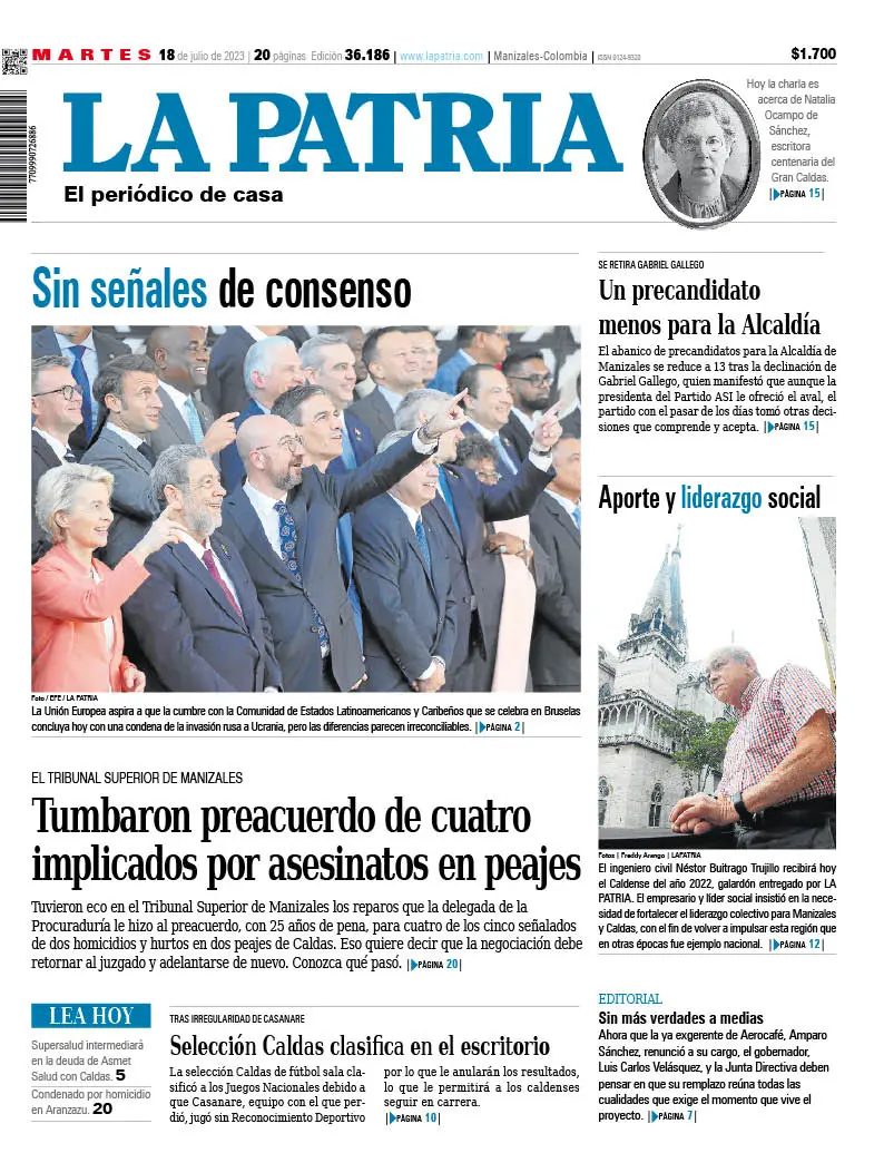 Portada 18 de julio del 2023