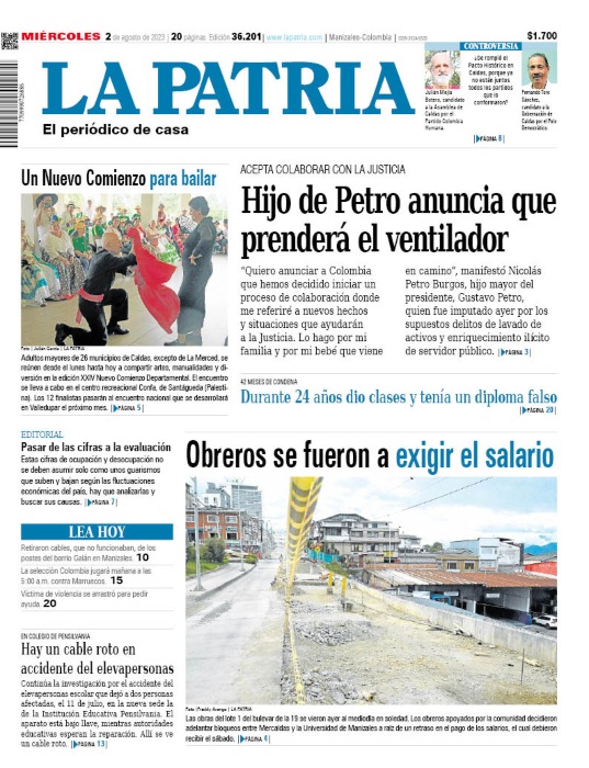 Portada 2 de agosto del 2023