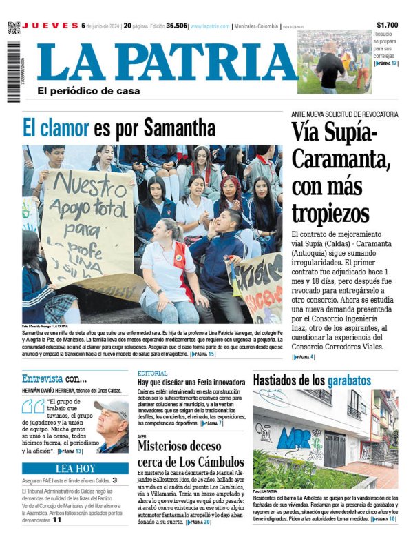 Portada 6 de junio del 2024