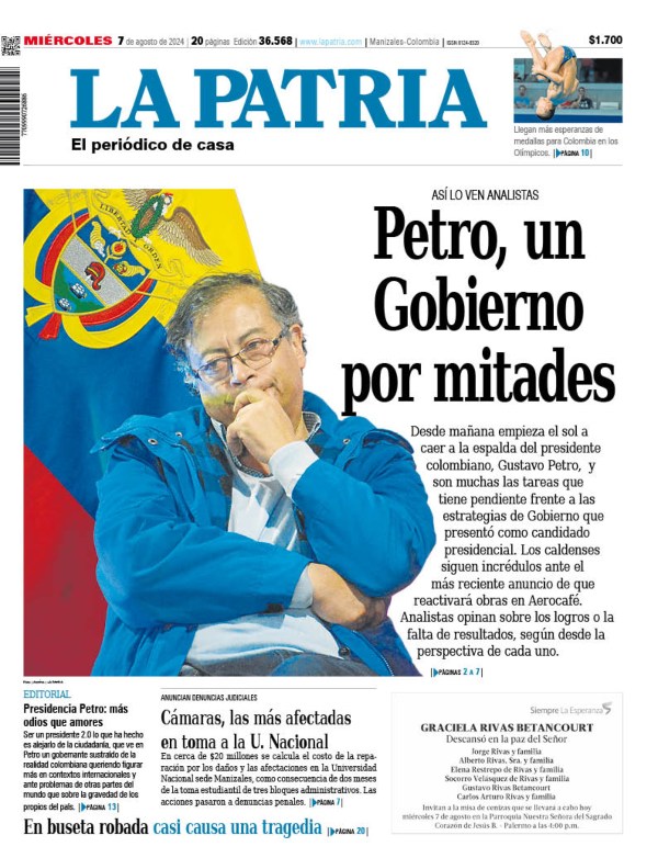 Portada 7 de agosto del 2024