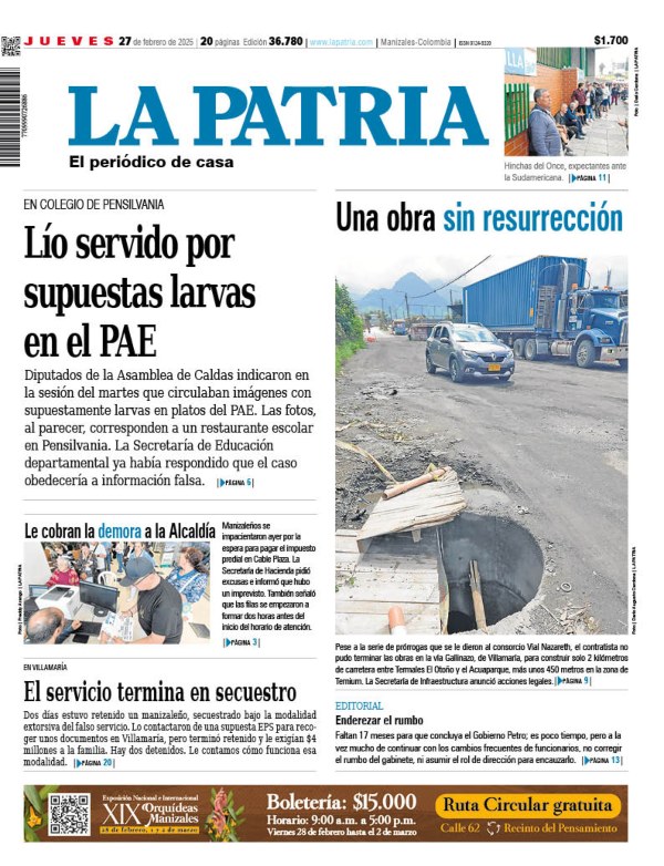 Portada 27 de febrero del 2025