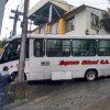 Bus chocó contra vivienda en Villamaría