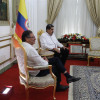 Los presidentes Gustavo Petro y Nicolás Maduro. 