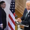 Gustavo Petro y Joe Biden, presidentes de Colombia y Estados Unidos. 