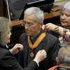 El padre Francisco de Roux recibió la Orden del Congreso junto a dos comisionados más.