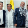 El presidente de Colombia se reunió con Gali Dagan, embajador israelí en Colombia, y con Raouf Almalki, representante diplomático de Palestina en el país.