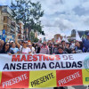 En la noche del domingo comenzó el desplazamiento de docentes de Caldas con miras a participar este lunes en la llamada Toma de Bogotá. Desde Anserma también viajaron a Bogotá para unirse a las protestas.