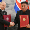 Vladímir Putin y Kim Jong-un