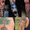 Estos son algunos de los tatuajes de hinchas del Once Caldas en honor al título de la Copa Libertadores. 