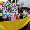 El 3 de agosto los venezolanos que residen en Cúcuta participaron de una manifestación en rechazo a los resultados del Consejo Nacional Electoral (CNE), en las elecciones presidenciales del domingo que dieron como ganador al presidente de Venezuela, Nicolás Maduro. 