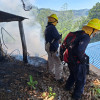 Tres incendios forestales atendieron los bomberos de Norcasia en dos días.