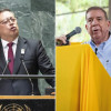 Gustavo Petro (izq.), presidente de Colombia, y Edmundo González, excandidato presidencial de Venezuela.