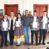 Los seleccionados de Aguadas que viajarán a España con la Banda Sinfónica Juvenil de Caldas.