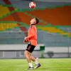 Jugador de la Selección Colombia en entrenamiento en Cochabamba Bolivia.