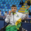 El villamariano Juan Esteban Gaviria Ospina, de 14 años, consiguió la medalla de oro en para tenis de mesa. Sobre su silla de ruedas logró la segunda presea de Caldas en los Juegos Nacionales Juveniles.