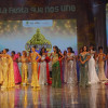 Grupo de candidatas en traje de gala en Concurso Nacional de Belleza en Cartagena. Foto: Instagram @reinadocolombia 