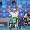 La caldense Susana Botero Misas celebra después de ganar la medalla de oro en Boccia, categoría BC2, en los Juegos Nacionales Juveniles.