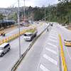 Dos pasos se habilitaron totalmente el viernes en el intercambiador vial de Los Cámbulos, en Manizales. A la obra le quedan tres tareas pendientes tras 15 meses de retrasos.