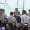 El presidente, Gustavo Petro, llegó a Palestina y fue recibido por varios ciudadanos que lo esperaron en los terraplenes del Aeropuerto del Café. 