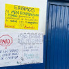 Los docentes protestaron el miércoles y el jueves en los municipios del Eje Cafetero. Marchas, concentraciones y asambleas fueron incluidas en las jornadas. En la foto, afiche en la sede central del colegio San Pío X de Aranzazu.