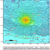 Un folleto distribuido por el Servicio Geológico de los Estados Unidos (USGS) muestra la ubicación de un terremoto de magnitud 7,1 que se produjo cerca de Shigatse, Tíbet, sur de China, el 7 de enero de 2025.