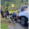 El siniestro ocurrió en la vía Salamina-Aranzazu, donde chocaron una motocicleta y una camioneta.