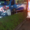 Juan Nicolás Ramírez se lesionó una mano luego de que una buseta lo hizo caer en su bicicleta, por el sector de El Triángulo sobre la avenida Santander de Manizales, el pasado 13 de febrero.