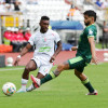 Juan David Cuesta, lateral derecho del Once Caldas, hizo una asistencia este domingo ante Atlético Bucaramanga. El técnico Hernán Darío Herrera lo sustituyó por prevención de una lesión.