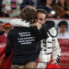 Enrique Ponce abrazó a Maikel Ramírez en la Plaza de Toros La México. 