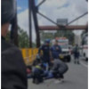 Sitio del accidente de tránsito en el que murió un hombre de 23 años en la vía Panamericana, entre Manizales y Villamaría. 