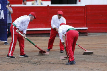 Los Monosabios de la Plaza de Toros de Manizales. 