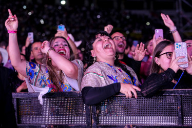 Cientos de personas disfrutaron del Superconcierto de la Feria de Manizales. 