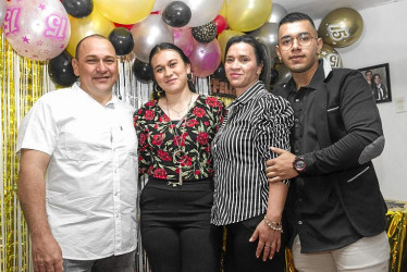 Foto | María Luisa García S | LA PATRIA Hernán Rodríguez, María Guadalupe, Nubia Giraldo y Diego Giraldo.