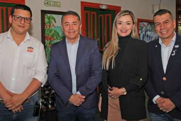 Fotos | Argemiro Idárraga | LA PATRIA Jhon Jairo Palacio, Santiago Giraldo, Daniela Giraldo y Juan José Silva.