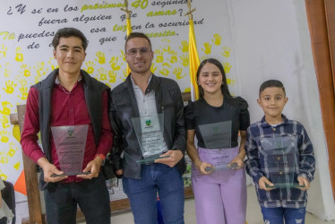 Yesid Camilo Novoa Jaramillo, ciclismo (categoría juvenil); Orlando Andrés Herrera Giraldo, motovelocidad y ciclismo (categoría discapacidad);Eliana Ceballos Zapata, ciclismo (categoría adulto); y Evan Toro Gallego, patinaje (categoría infantil).