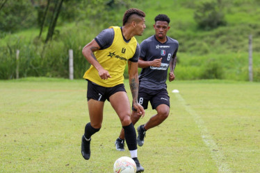 Ayron del Valle, el goleador del Once Caldas en la Liga. 