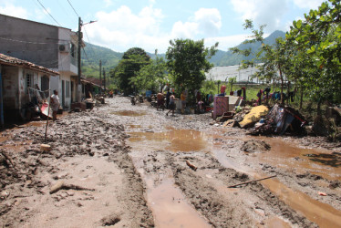 Inundación en Supía