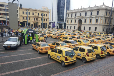 Taxistas de Manizales presentan campaña Yo sí voy