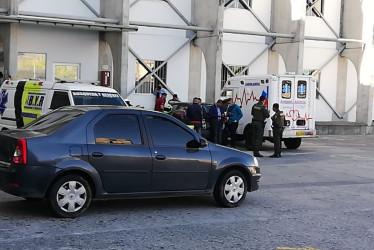 Foto| LA PATRIA La menor llegó sin signos vitales al Hospital de Caldas.