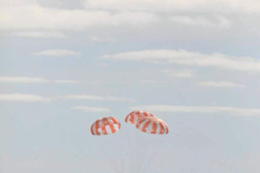 Foto | Tomada de www.nasa.gov | LA PATRIA  La nave cayó en las inmediaciones de la isla Guadalupe en vista de las difíciles condiciones meteorológicas previstas ayer en el sitio original, frente a las costas de San Diego (EE.UU.).