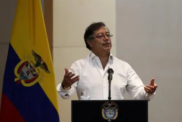 El presidente de Colombia, Gustavo Petro